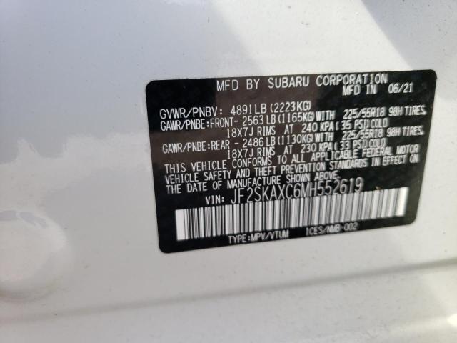 Photo 11 VIN: JF2SKAXC6MH552619 - SUBARU FORESTER 