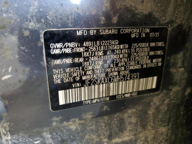 Photo 13 VIN: JF2SKAXC6MH574393 - SUBARU FORESTER T 