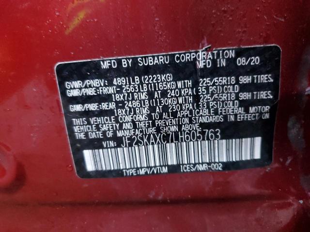 Photo 12 VIN: JF2SKAXC7LH605763 - SUBARU FORESTER 