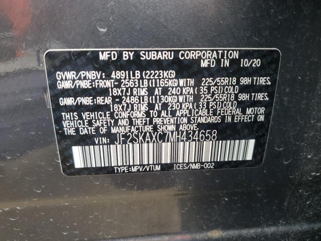 Photo 12 VIN: JF2SKAXC7MH434658 - SUBARU FORESTER T 