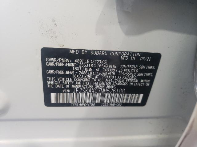 Photo 12 VIN: JF2SKAXC7MH526188 - SUBARU FORESTER T 