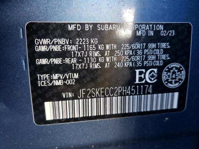 Photo 12 VIN: JF2SKECC2PH451174 - SUBARU FORESTER 