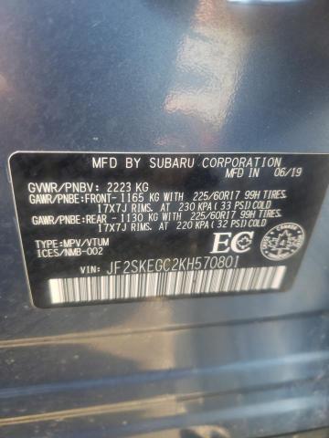 Photo 13 VIN: JF2SKEGC2KH570801 - SUBARU FORESTER P 