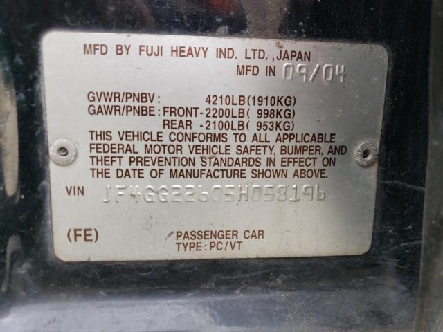 Photo 11 VIN: JF4GG22605H058196 - SAAB 9 2 