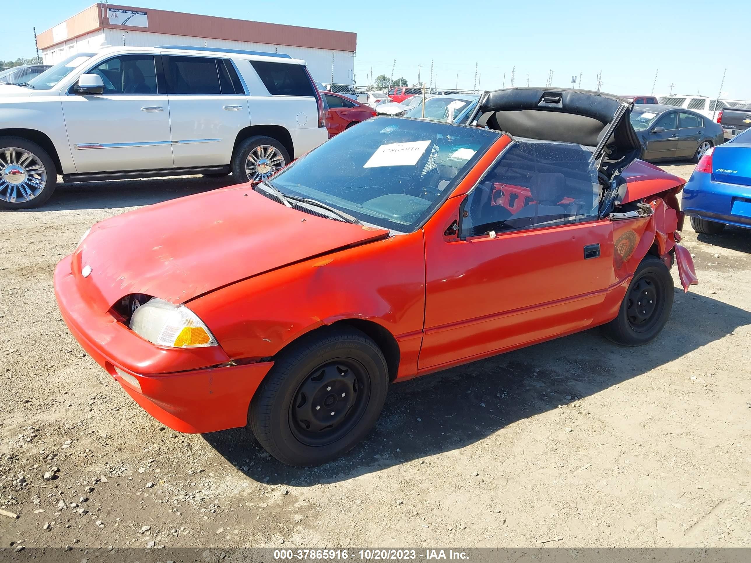 Photo 1 VIN: JG1MR3361MK609917 - GEO METRO 