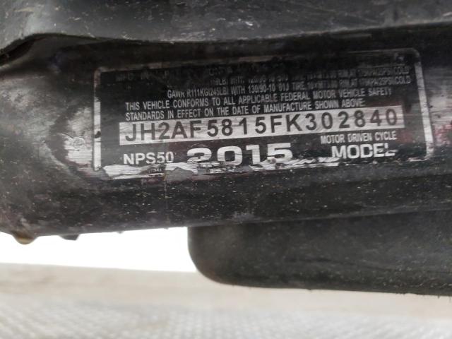 Photo 9 VIN: JH2AF5815FK302840 - HONDA NPS50 