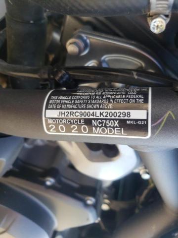 Photo 9 VIN: JH2RC9004LK200298 - HONDA NC750 X 