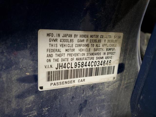 Photo 11 VIN: JH4CL95844C034646 - ACURA TSX 