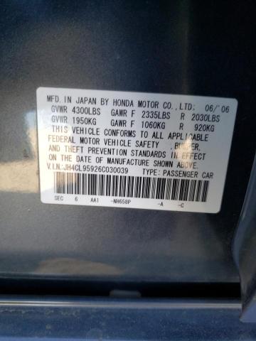 Photo 11 VIN: JH4CL95926C030039 - ACURA TSX 