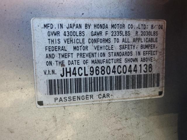 Photo 11 VIN: JH4CL96804C044136 - ACURA TSX 