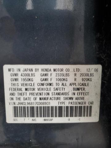 Photo 11 VIN: JH4CL96817C008931 - ACURA TSX 