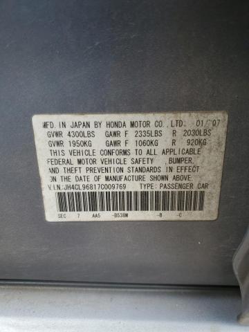 Photo 11 VIN: JH4CL96817C009769 - ACURA TSX 