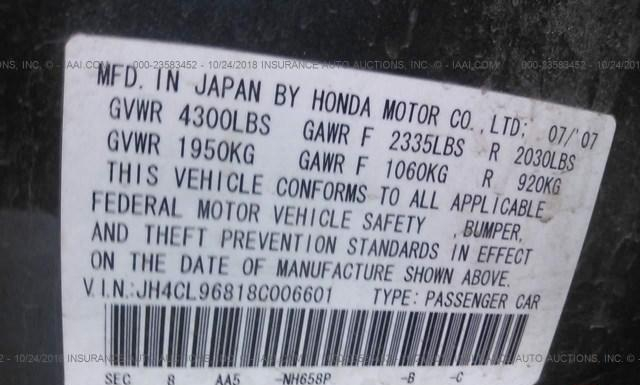 Photo 8 VIN: JH4CL96818C006601 - ACURA TSX 