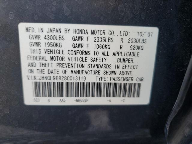 Photo 11 VIN: JH4CL96828C013119 - ACURA TSX 