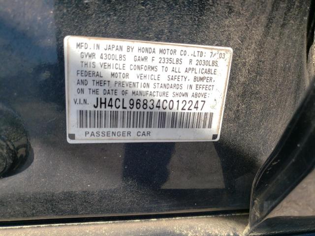 Photo 11 VIN: JH4CL96834C012247 - ACURA TSX 