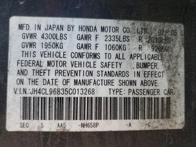 Photo 11 VIN: JH4CL96835C013268 - ACURA TSX 