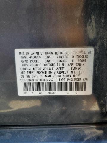 Photo 12 VIN: JH4CL96836C023767 - ACURA TSX 