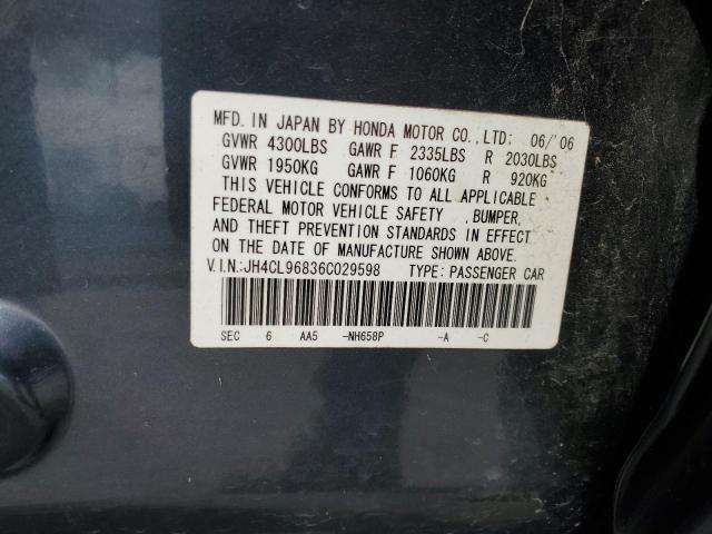 Photo 12 VIN: JH4CL96836C029598 - ACURA TSX 