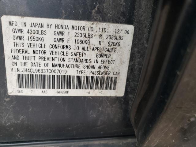 Photo 11 VIN: JH4CL96837C007019 - ACURA TSX 