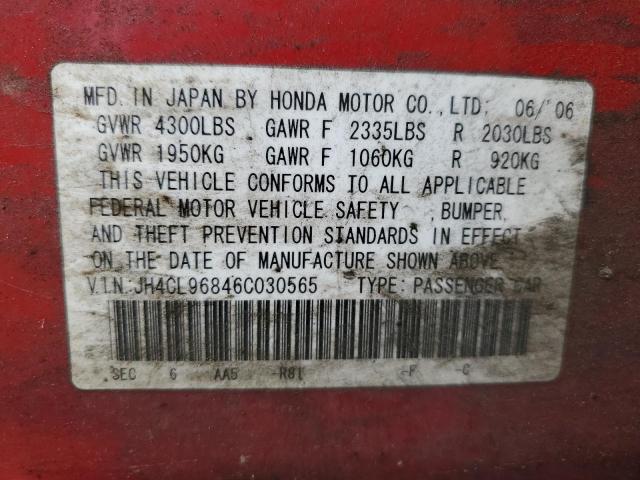 Photo 11 VIN: JH4CL96846C030565 - ACURA TSX 