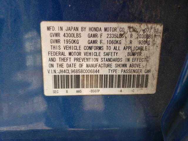 Photo 11 VIN: JH4CL96858C006844 - ACURA TSX 