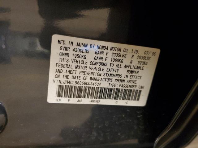 Photo 11 VIN: JH4CL96866C034634 - ACURA TSX 