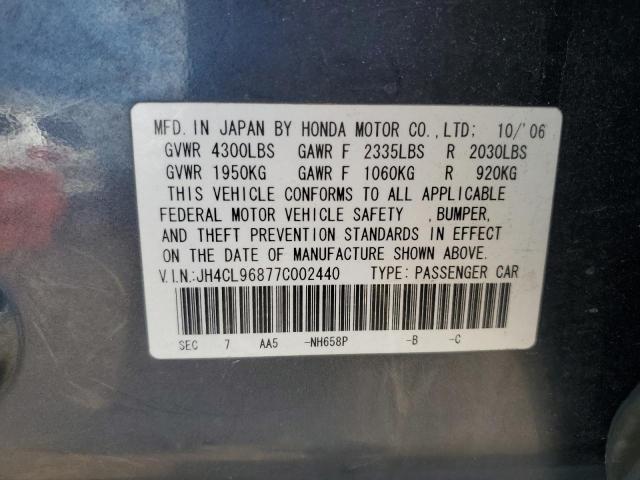 Photo 11 VIN: JH4CL96877C002440 - ACURA TSX 