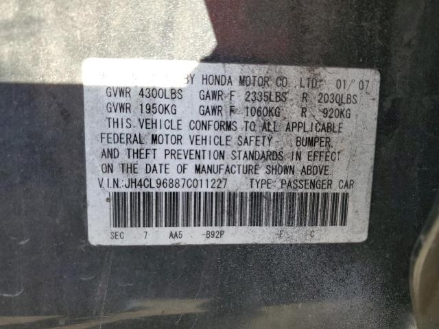 Photo 11 VIN: JH4CL96887C011227 - ACURA TSX 