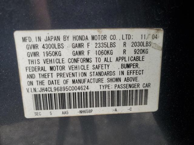 Photo 11 VIN: JH4CL96895C004624 - ACURA TSX 