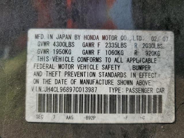 Photo 11 VIN: JH4CL96897C013987 - ACURA TSX 