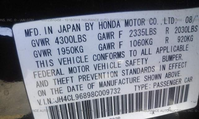 Photo 8 VIN: JH4CL96898C009732 - ACURA TSX 