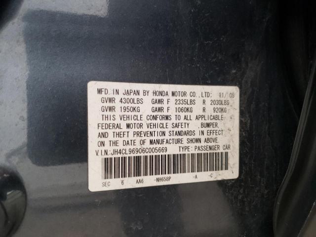 Photo 12 VIN: JH4CL96906C005669 - ACURA TSX 