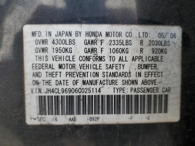 Photo 11 VIN: JH4CL96906C025114 - ACURA TSX 