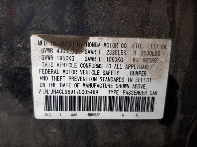 Photo 9 VIN: JH4CL96917C005469 - ACURA TSX 