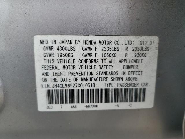 Photo 11 VIN: JH4CL96927C010518 - ACURA TSX 