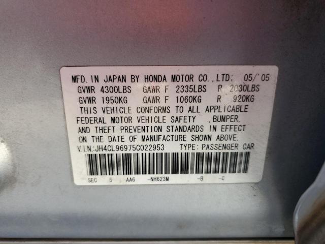 Photo 12 VIN: JH4CL96975C022953 - ACURA TSX 