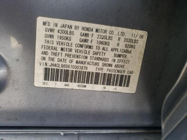 Photo 12 VIN: JH4CL96987C003878 - ACURA TSX 