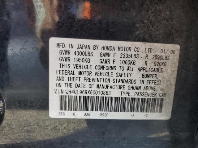 Photo 12 VIN: JH4CL969X6C010863 - ACURA TSX 