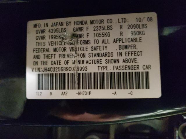 Photo 11 VIN: JH4CU25689C029993 - ACURA TSX 