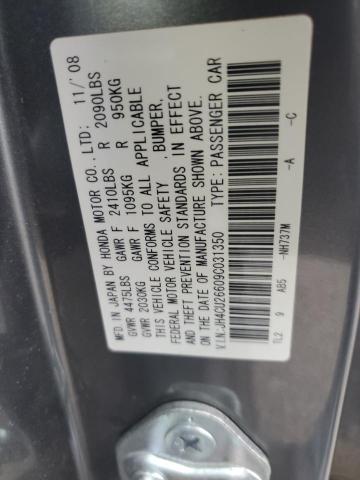 Photo 11 VIN: JH4CU26609C031350 - ACURA TSX 