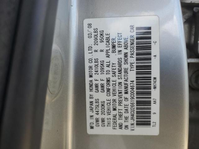 Photo 12 VIN: JH4CU26619C004674 - ACURA TSX 