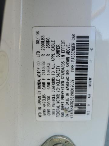 Photo 11 VIN: JH4CU26619C019059 - ACURA TSX 