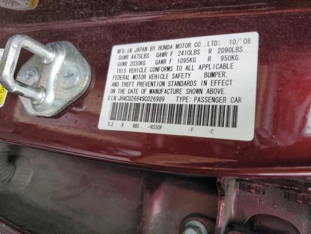 Photo 12 VIN: JH4CU26649C026989 - ACURA TSX 