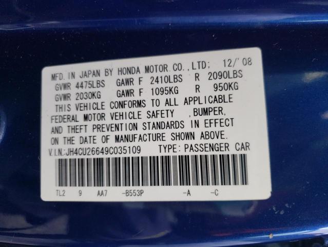 Photo 12 VIN: JH4CU26649C035109 - ACURA TSX 