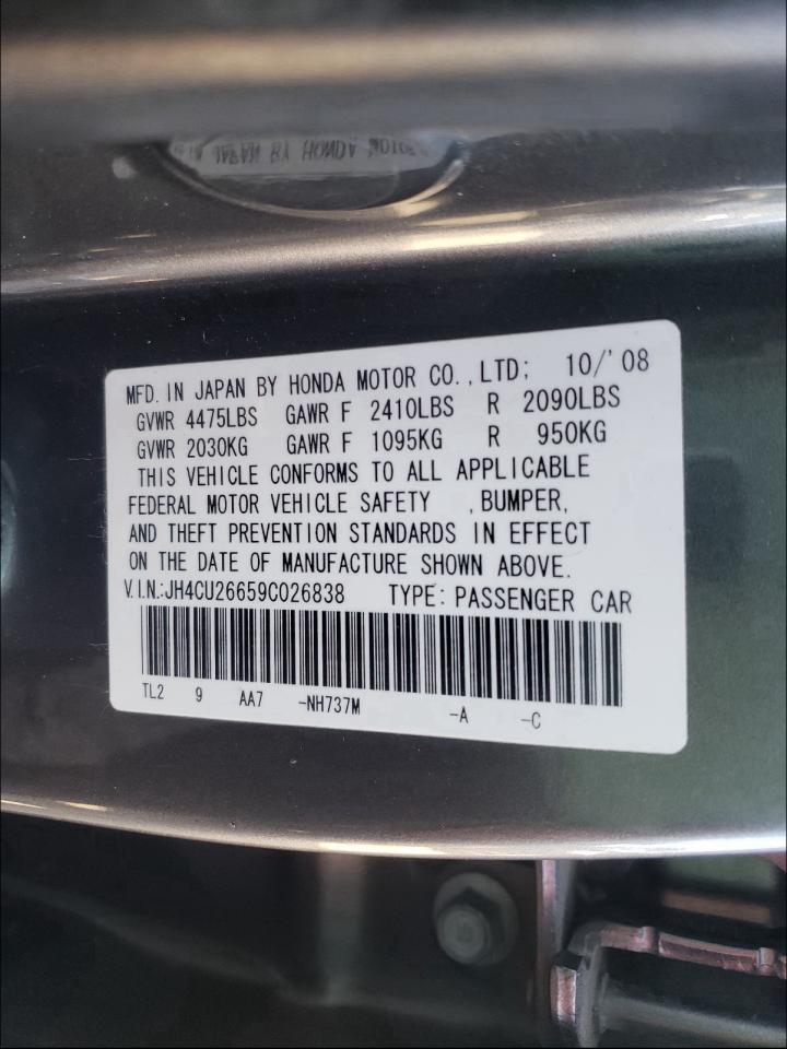 Photo 9 VIN: JH4CU26659C026838 - ACURA TSX 