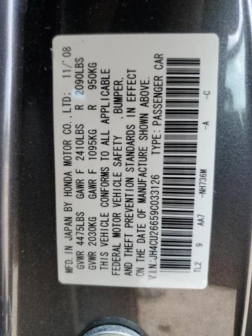 Photo 12 VIN: JH4CU26659C033126 - ACURA TSX 