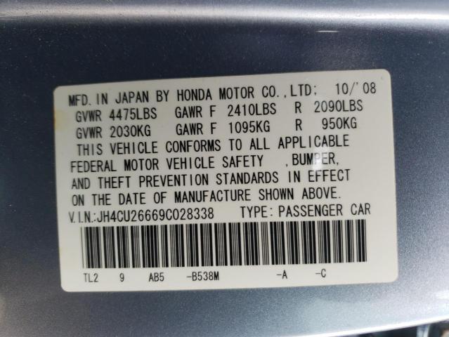 Photo 9 VIN: JH4CU26669C028338 - ACURA TSX 