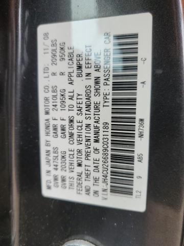 Photo 11 VIN: JH4CU26689C031189 - ACURA TSX 