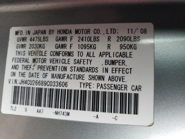 Photo 11 VIN: JH4CU26689C033606 - ACURA TSX 