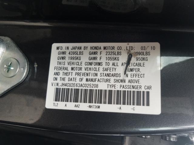 Photo 9 VIN: JH4CU2E63AC025208 - ACURA TSX 